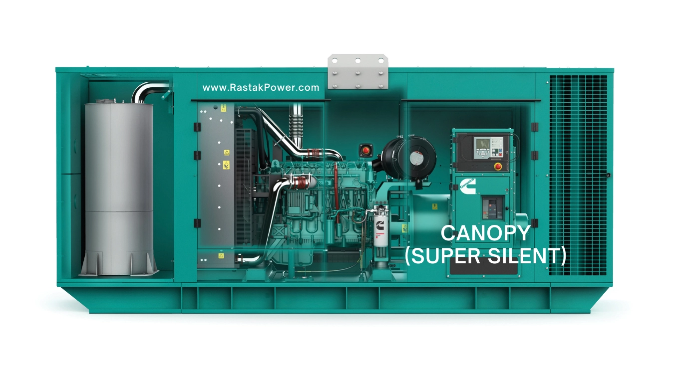 تصویری از کانوپی در سایت صنایع نیروگاهی رستاک