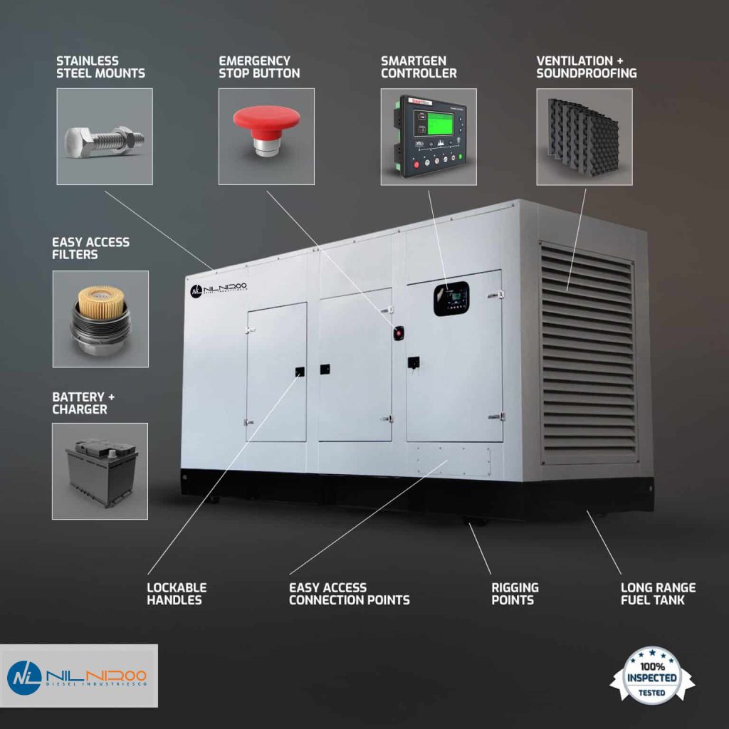 کانوپی دیزل ژنراتور